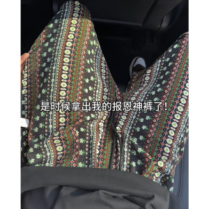 A456-DK929-P20特现货冰丝花短裤夏季宽松潮牌运动休闲五分裤子d图片