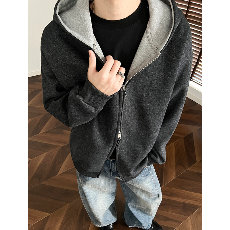 市场好版本460克重磅加厚连帽卫衣男潮牌外套A456-WY7708-P55特，女装短外套，电商A456（原C415）