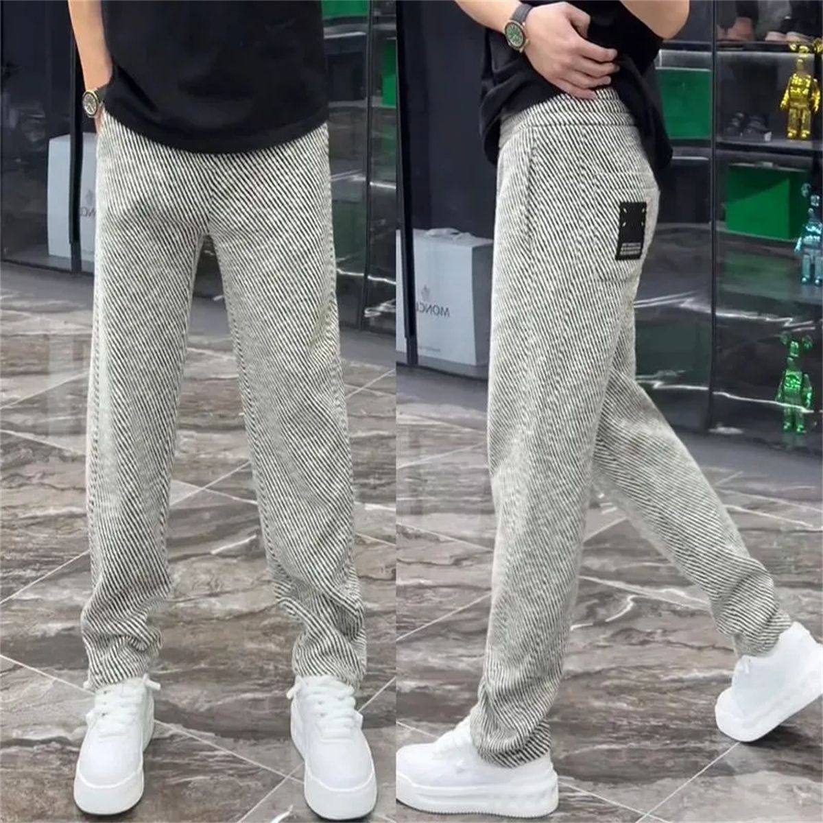 休闲卫裤男士夏季款潮流百搭新款宽松直筒裤时尚舒适散口斜纹长裤,男装,卫裤,淘宝优惠券,粉丝福利购,淘宝优惠卷