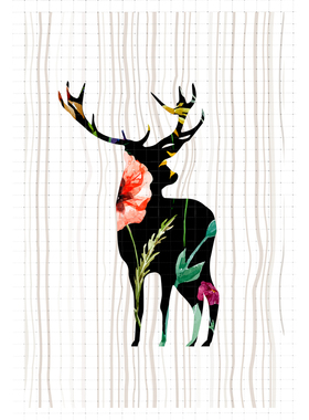 gykp7434高级感森系唯美插画ins极简约贺卡空白迷你小卡片留言卡