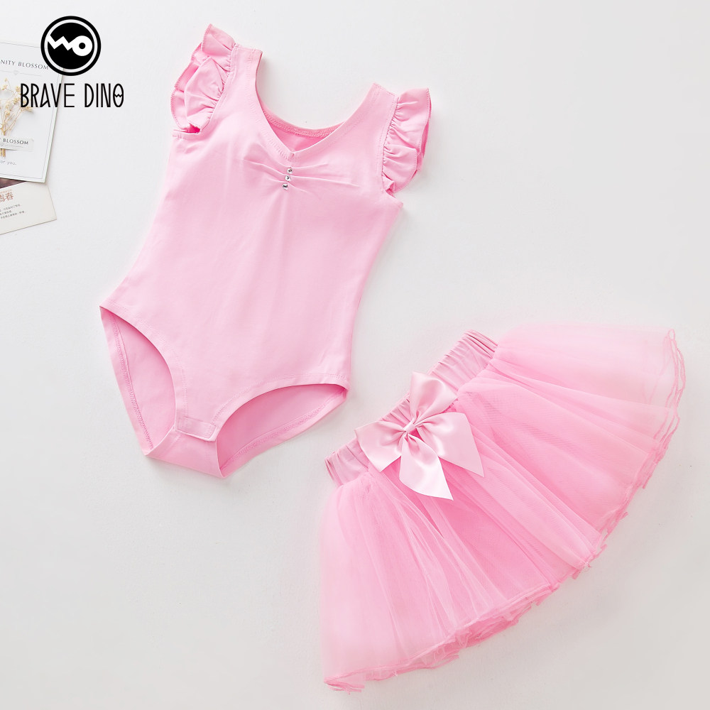 儿童舞蹈服女童短袖芭蕾舞裙夏季中国舞练功服舞蹈裙跳舞裙形体服