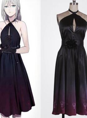 少女前线 AN94 沉默嫣红  礼服 大佬女 cosplay服装 cos服