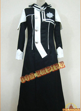 D.Gray-man 驱魔少年 亚连·沃克 黑教团服 TV版 cosplay服 角色