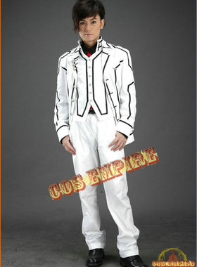 吸血鬼骑士黑主学院夜间部男装校服白色男装cosplay服日本变装
