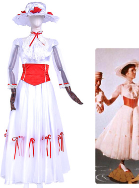 欢乐满人间cos玛丽波平斯cosplay动漫舞台服装女连衣裙定制