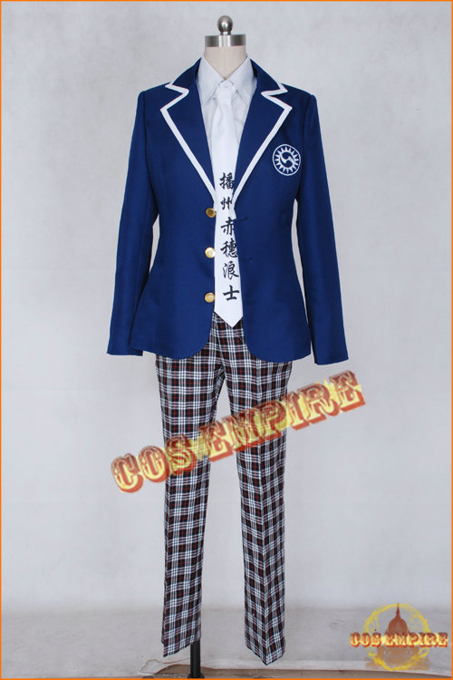 AKR四十七 大石内藏助 蓝色 动漫服 Cos服 cosplay可定制日本