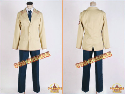 舞台 Angel Beats!天使的心跳音无结弦 男子制服cosplay服可定制