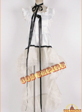 人形电脑天使心 小叽 小唧 阿芝  艾露妲cosplay服 白色连衣裙