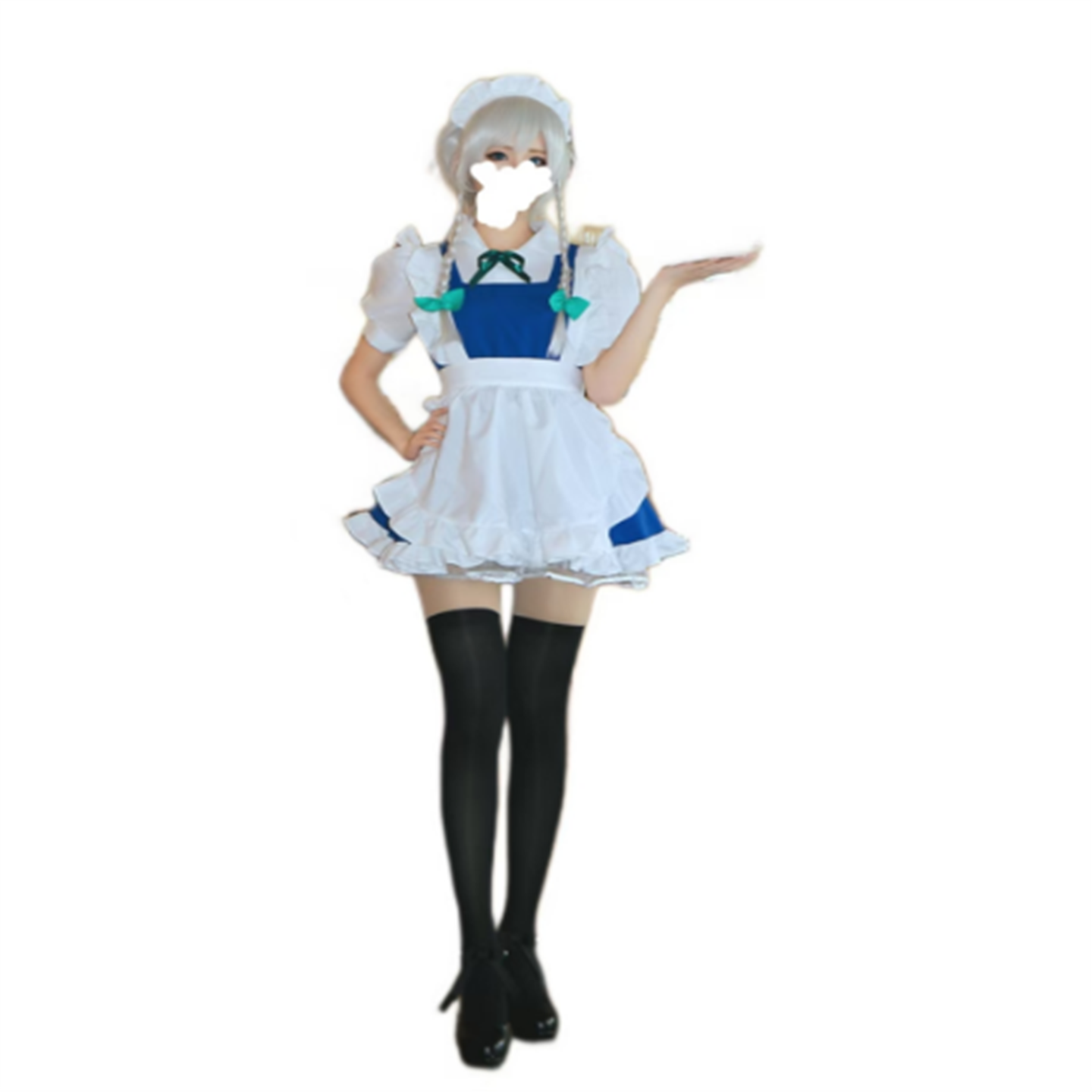 东方Project 东方红魔乡 十六夜咲夜 女仆装  cosplay服