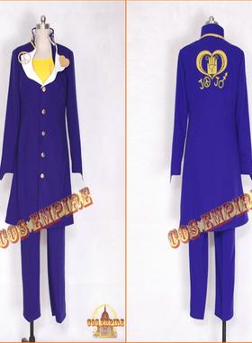舞台 JOJO的奇妙冒险 东方仗助 蓝紫色 cosplay服