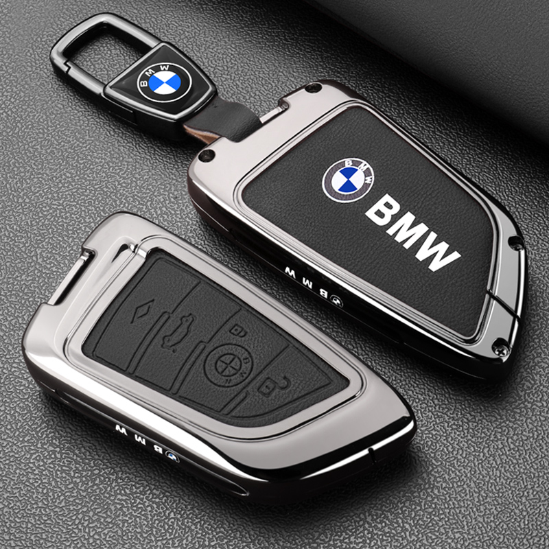 宝马x1钥匙套23/22/21/20/19/18/17/16刀锋BMW高档真皮汽车包壳扣