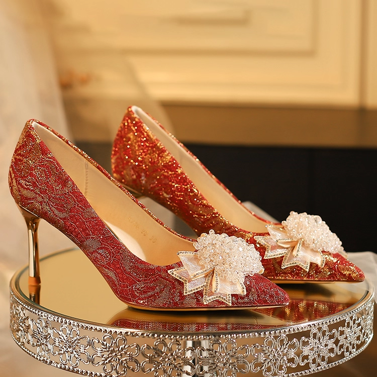 【高级感】不掉跟！不累脚！细跟