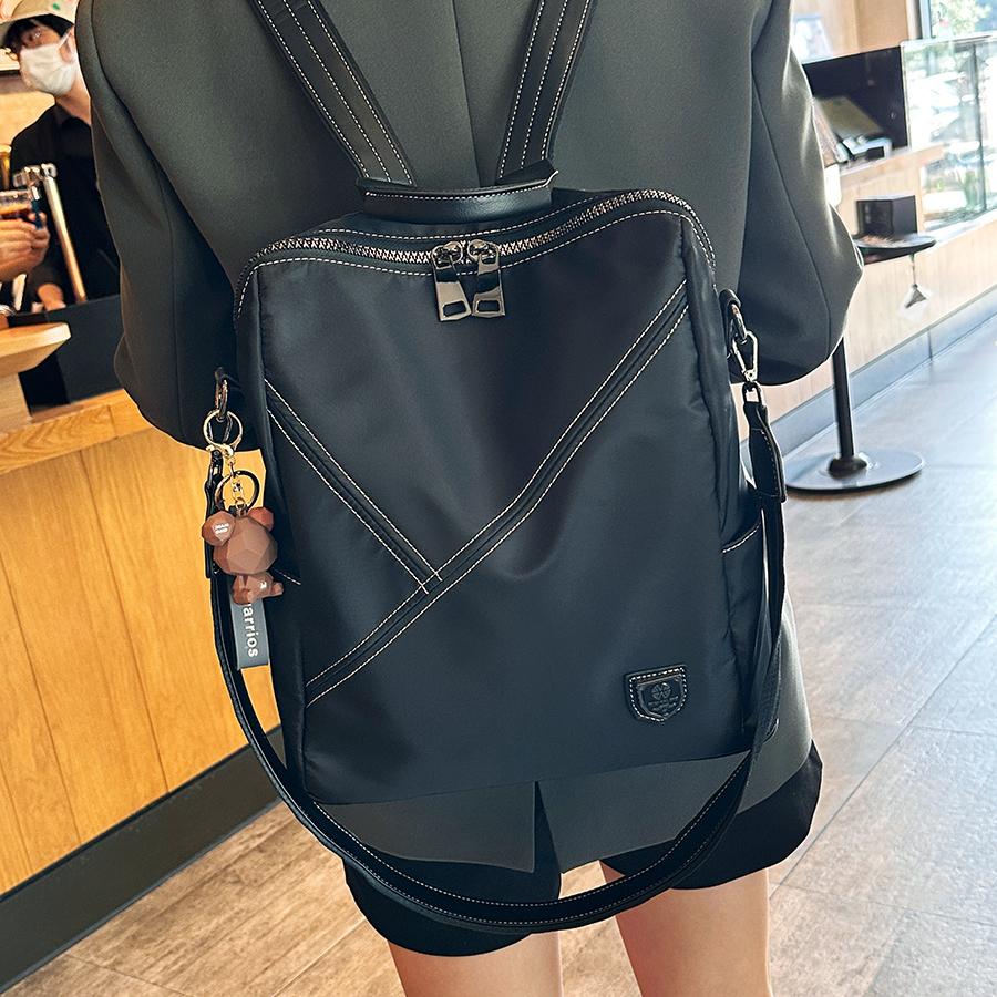 2024冬新款时尚女士背包两用轻便包潮后背包高级感旅行双肩包女