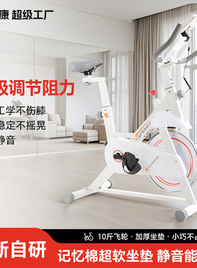 跨境家用静音动感单车室内直立式阻力健身单车运动脚踏健身器材