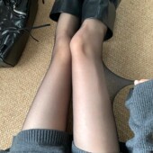 清透自然防勾丝性感隐形丝袜 超自然黑丝 无缝裆0D黑丝太辣了