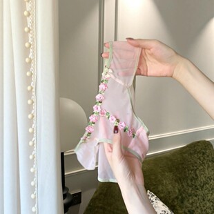 春日序曲~浪漫氛围感花花内内~法式古典刺绣蕾丝内裤女轻奢三角裤