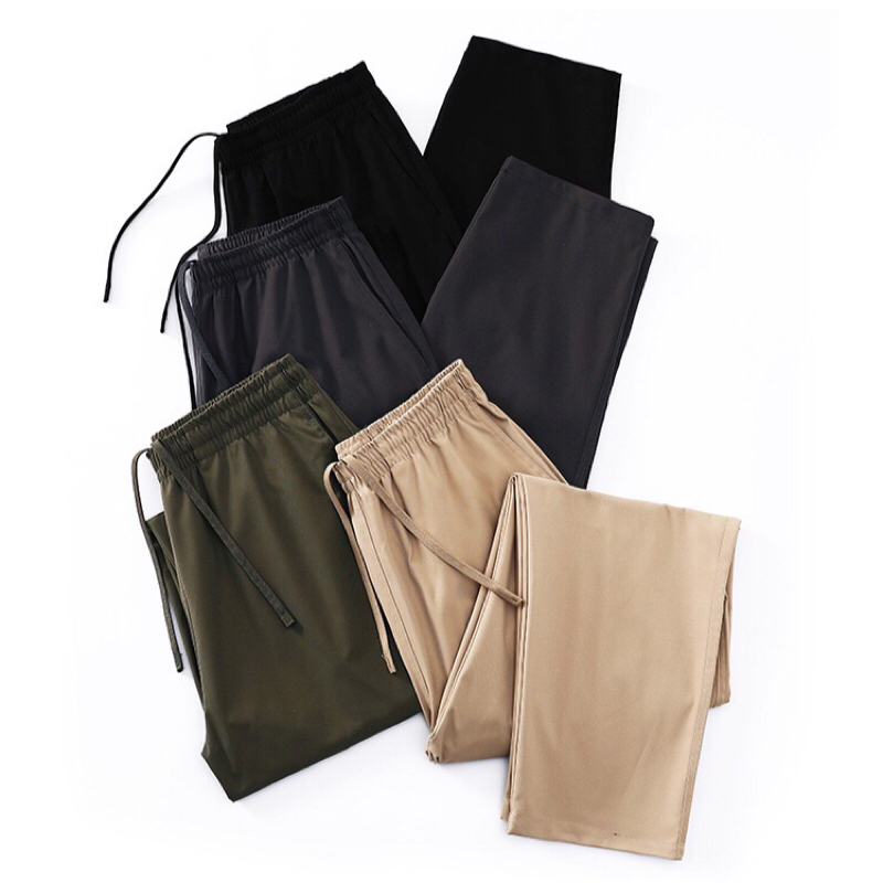 秋冬加绒百搭长裤子SOLOTEX抗皱防水休闲裤男速干机能户外运动裤