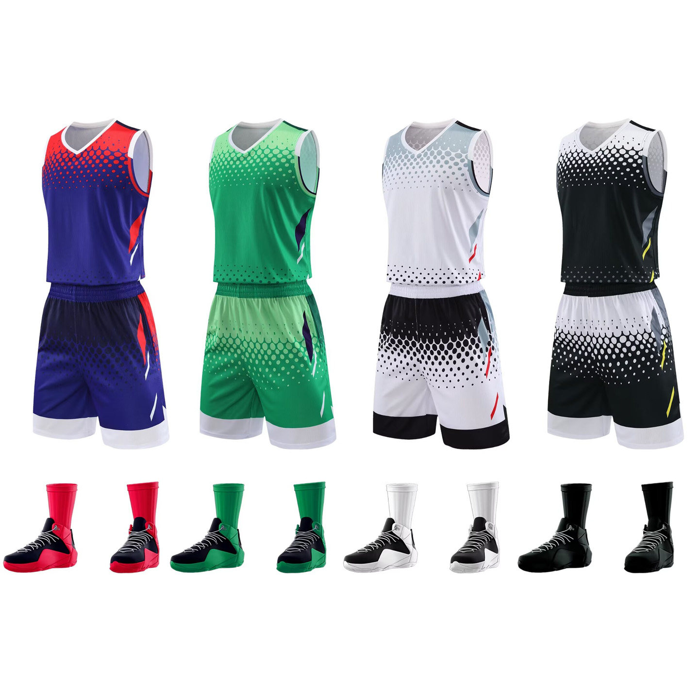 篮球服套装男儿童球衣浅变花色巨好看篮球队服定制夏运动透气背心