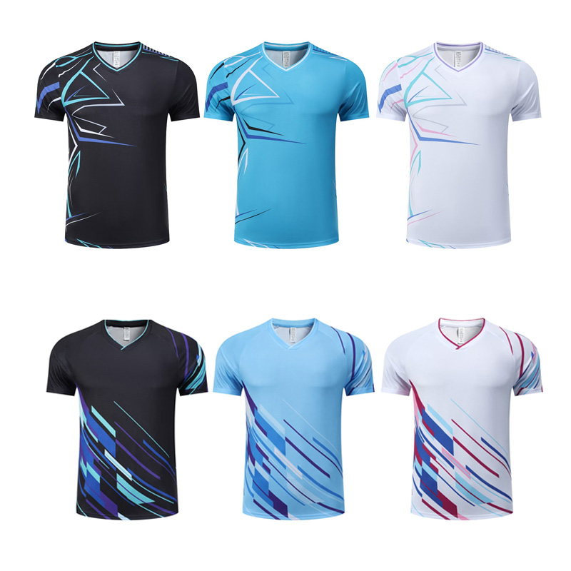 羽毛球服套装男女款上衣透气网球乒乓球排球训练比赛队服定制团购