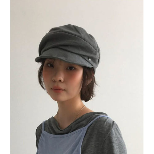 订单款~山本风棉麻褶皱帽子