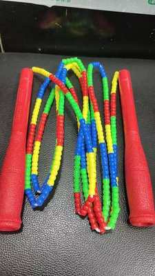 小飞正品竹节跳绳儿童训练花式跳绳幼儿园花样珠节绳成人学生竹节