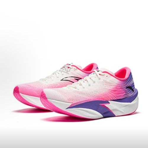 Anta安踏 C202 6.0 “涅槃” 竞速跑步鞋 男款 白红紫 1仓