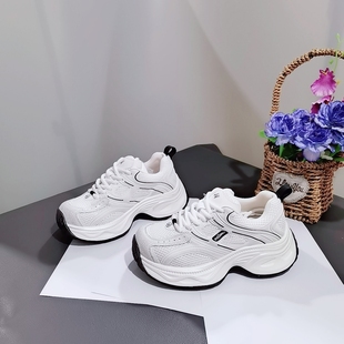运动鞋 0092特价 潮流厚底增高透气休闲老爹鞋 春秋复古个性 女 清仓