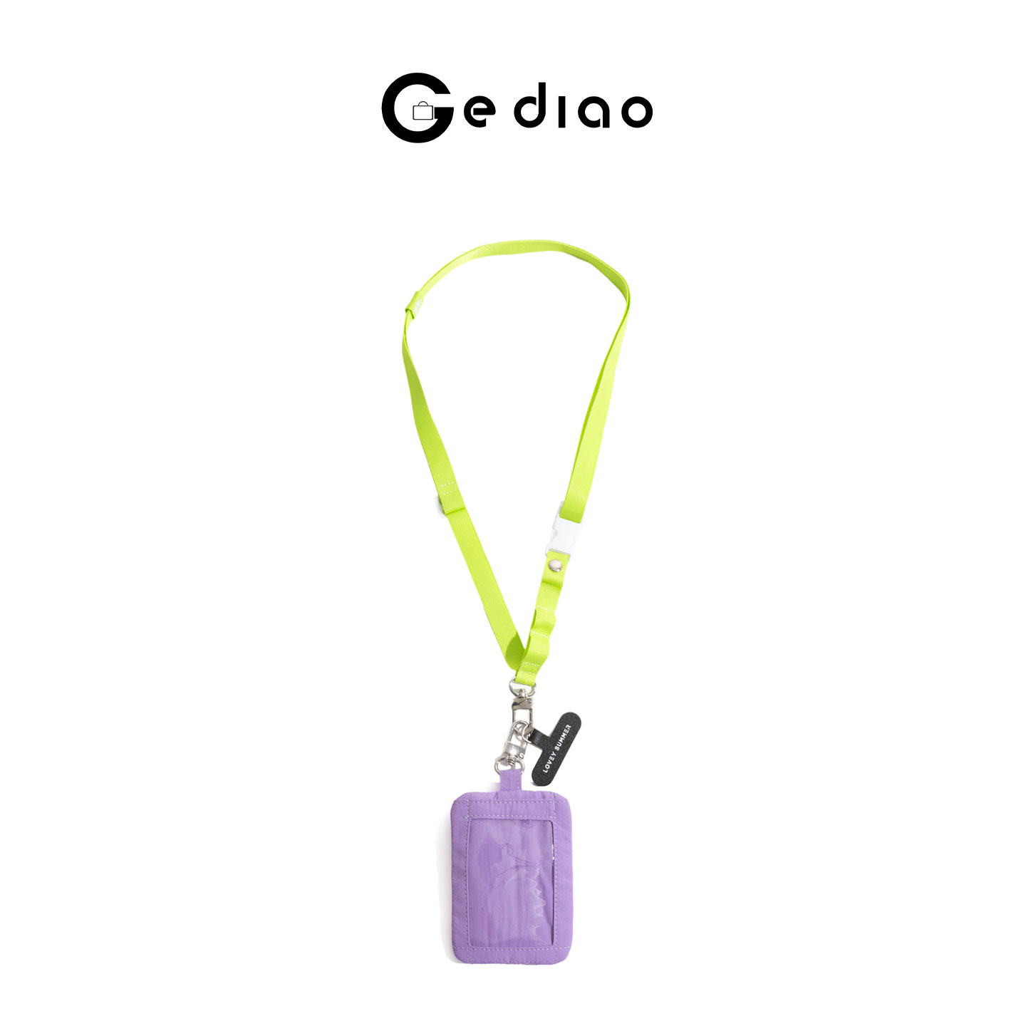 日系可爱挂脖卡包通勤便携证件包