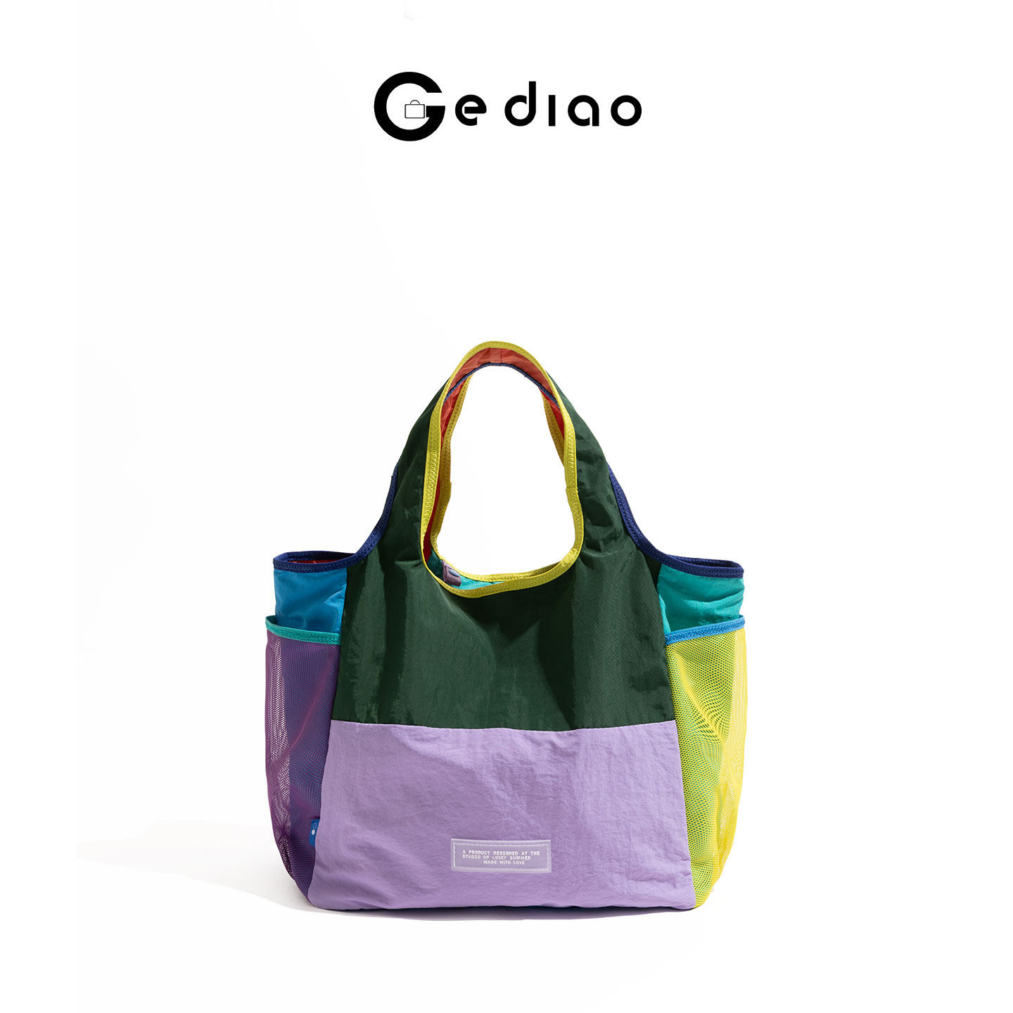 格调studio新加坡小众大容量妈咪包折叠设计感购物袋手提包单肩包