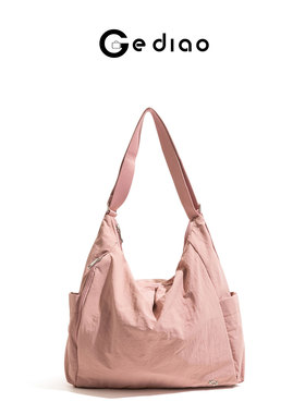 格调studio花儿与少年陈数同款粉色包包2025新款防水单肩包托特包