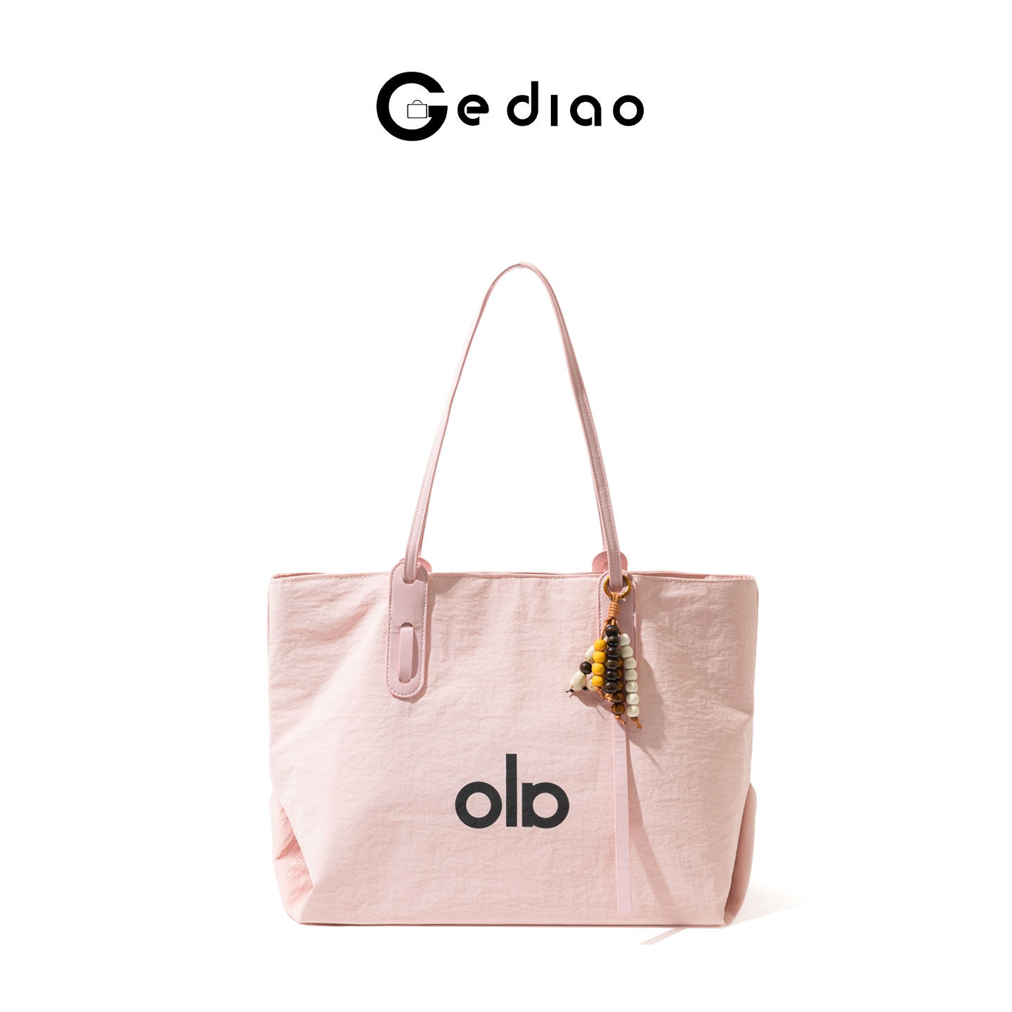 格调studio韩系小清新简约字母帆布女包2025新款大容量单肩托特包,箱包皮具/热销女包/男包,托特包,淘宝优惠券,粉丝福利购,淘宝优惠卷