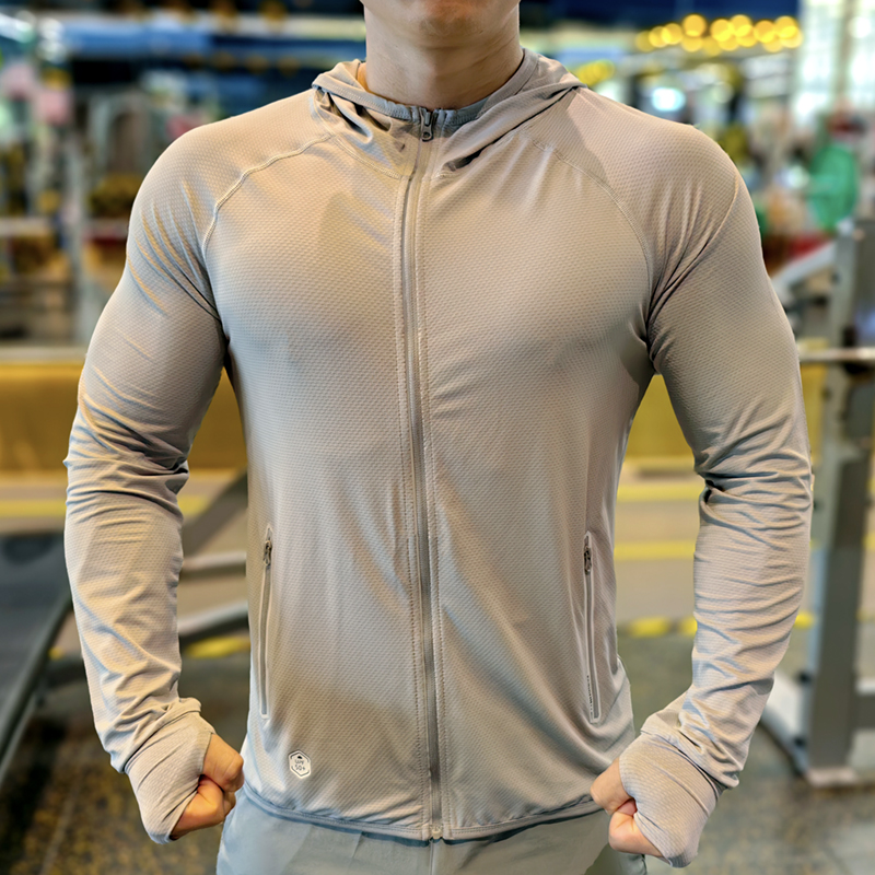 运动户外男女连帽防晒衣跑步外套