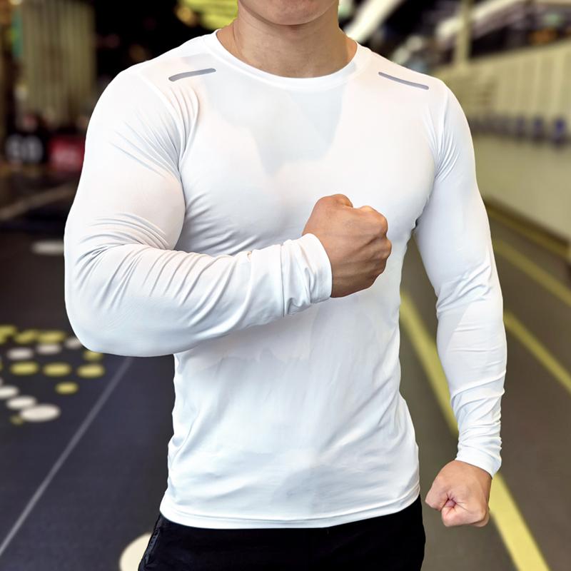 肌肉荣耀运动健身服紧身衣男长袖