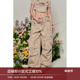 美式 废土风辣妹工装 裤 BeerBro 女高街hiphop嘻哈迷彩束脚阔腿裤 潮