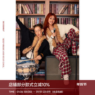 BeerBro『摇滚书吧』羊毛混纺纱线涩谷辣妹蝙蝠袖毛衣开衫外套