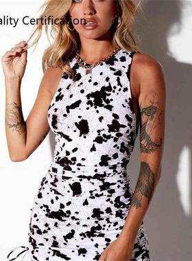 Elegant Party Dress Speckle Woman Dresses