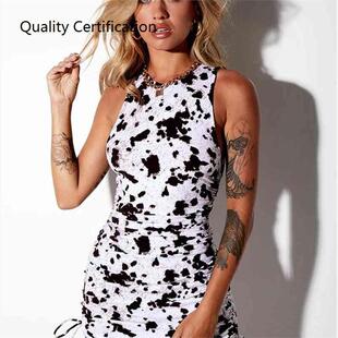 Elegant Party Dress Speckle Woman Dresses
