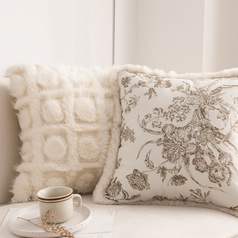 轻奢法式风格方枕腰枕靠垫