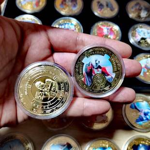 奥特曼纪念奖牌牙仙子金币儿童荣耀勋章币宇宙英雄赛罗泰罗硬徽章