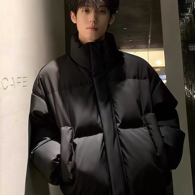 冬季穿搭高级感痞帅短款男