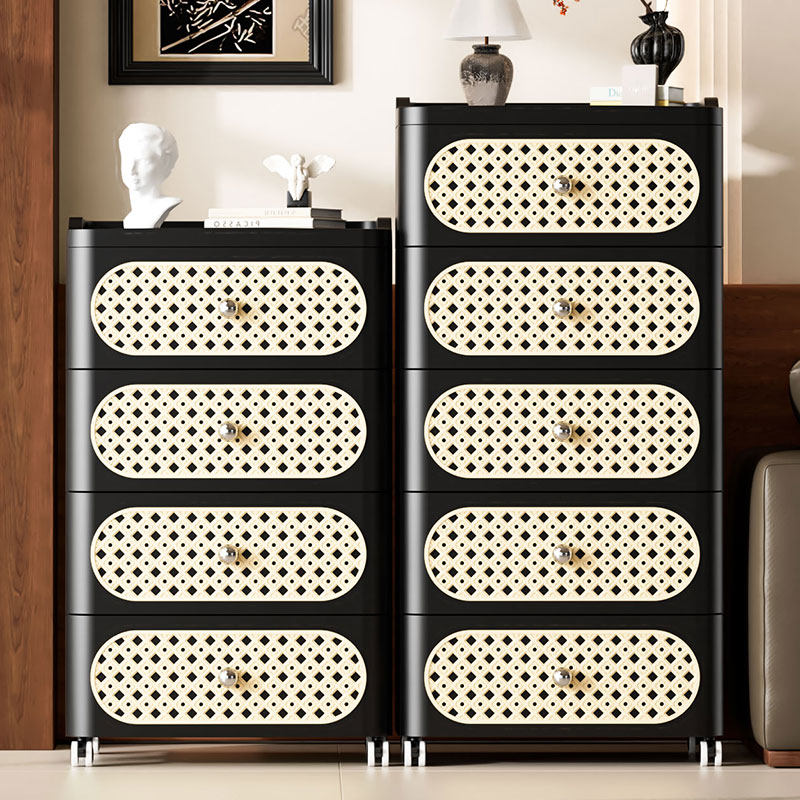 家用抽屉式收纳柜塑料收纳箱儿童宝宝衣柜置物架玩具零食储物柜子