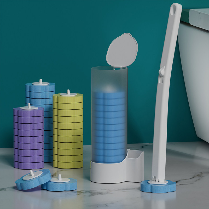 一次性马桶刷家用透明无死角清洁刷壁挂式洁厕刷可抛式海绵头刷子,家庭/个人清洁工具,一次性马桶刷,淘宝优惠券,粉丝福利购,淘宝优惠卷