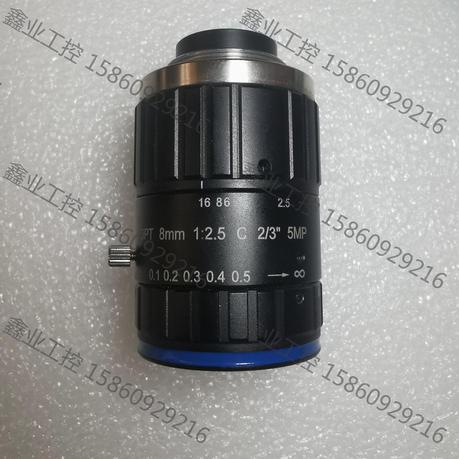 opt/欧普特  8mm 1:2.5 高清晰度500万像素工
