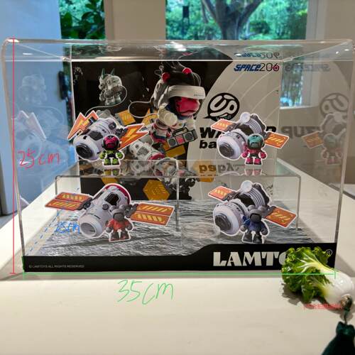 正版品质现货LAMTOYS航天龙陈列展示架太空舱收纳盒（简易立卡）