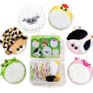 儿童动物缝制挎包DIY材料包套装 趣味手作启蒙 亲子创意礼物环保