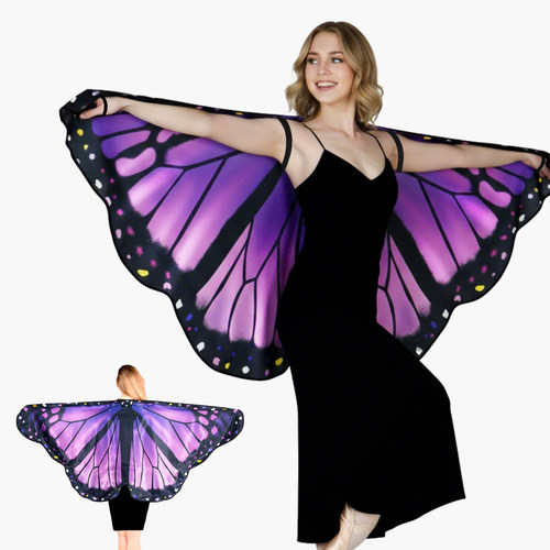蝴蝶翅膀成人走秀亲子活动背饰
