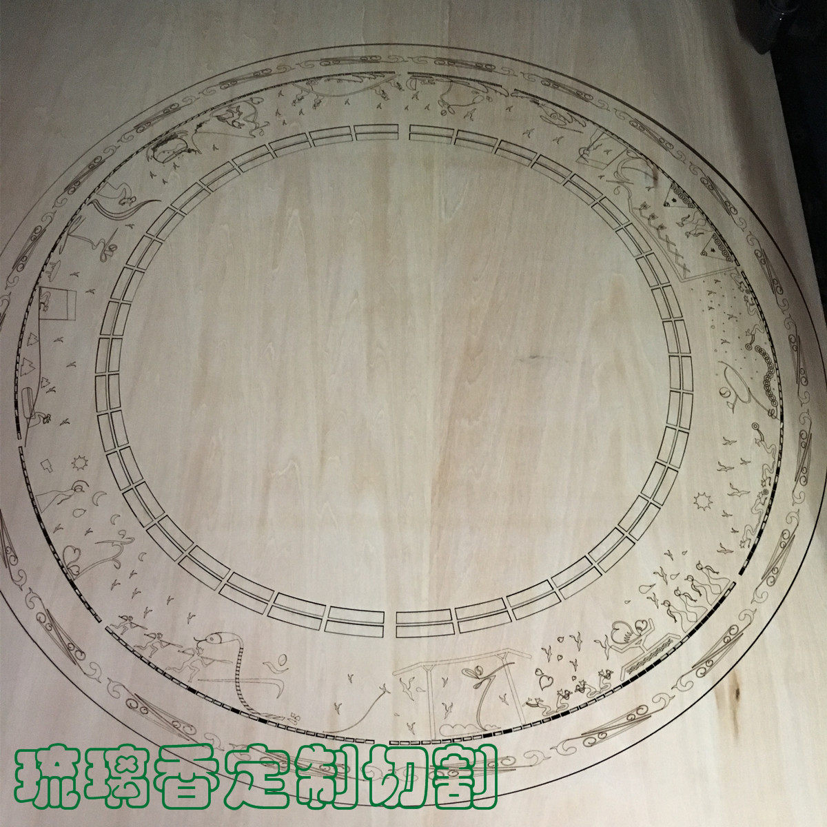 建筑模型激光切割木板
