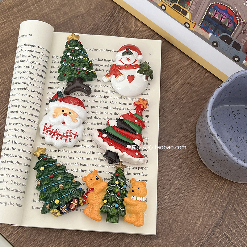 圣诞节树脂冰箱贴装饰