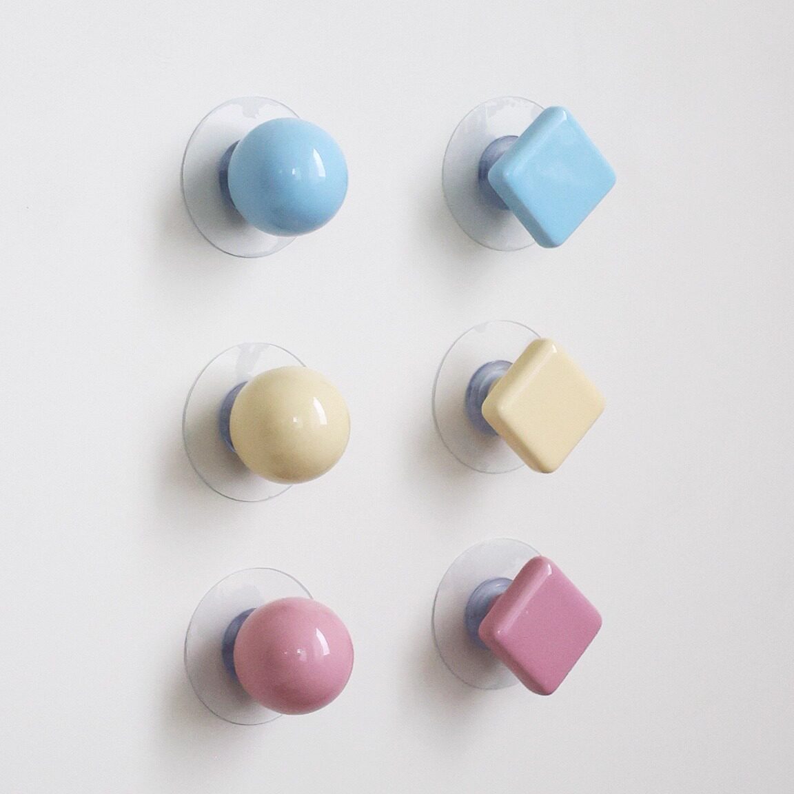 彩色正方形陶瓷柜门拉手橱柜衣柜抽屉拉手创意瓶子盖手柄把手