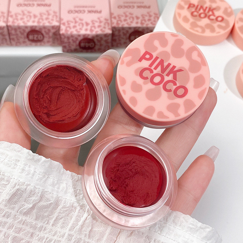 【送唇刷】PINKCOCO柔焦奶雾灌装唇泥高颜值素颜哑光口红唇釉